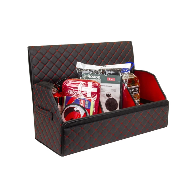 Сумка-органайзер EVAtech ECO L 30x30x65 см чорна з червоною ниткою (EHECELBRBR) - picture 2