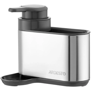 Дозатор для жидкого мыла Ardesto Minimalism Органайзер для моющих средств Серый (ARHB3102GS) изображение 1
