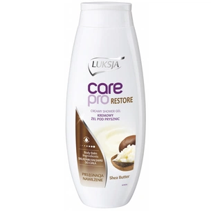 Гель для душу Luksja Care Pro Restore з олією Ши 500 мл (5900998005313) зображення 1