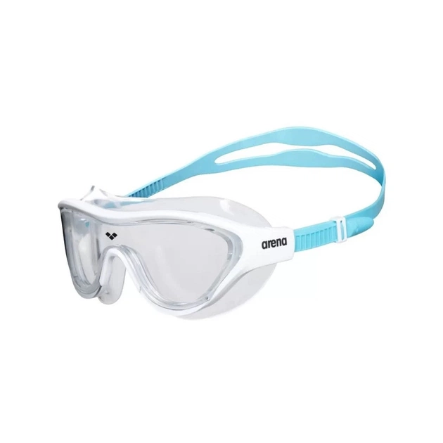 Окуляри для плавання Arena The One Mask JR білий, блакитний 004309-202 (3468336579091) - picture 1