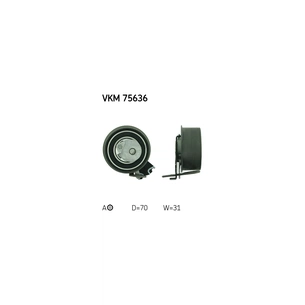 Ролик натягувача ременя SKF VKM 75636 зображення 1