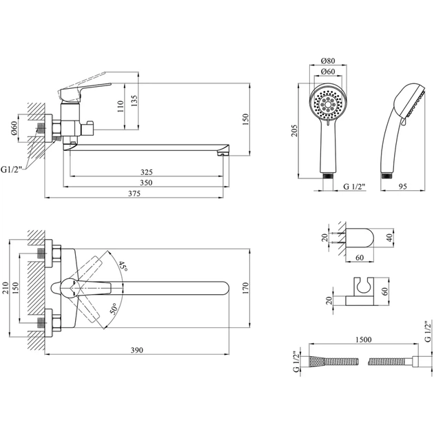 Змішувач Kroner Hagen-C070 (CV032243) - picture 8