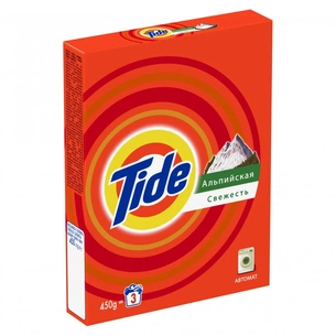 Пральний порошок Tide Альпійська свіжість 450 г (5413149045392) зображення 1