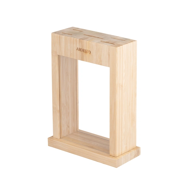 Набір ножів Ardesto Midori, 6 предметів, нержавіюча сталь, пластик, бамбук, коричневий (AR2105GR) - picture 9