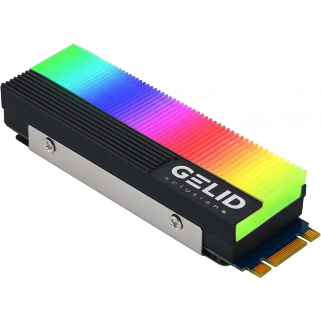 Радіатор охолодження Gelid Solutions GLINT ARGB M.2 2280 SSD (M2-RGB-01) - picture 3