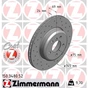Гальмівний диск ZIMMERMANN 150.3480.52 - зменшене зображення 1