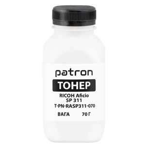Тонер Ricoh Aficio SP 311, 70 г Patron (PN-RASP311-070) зображення 1