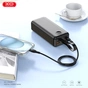 Батарея універсальна XO 30000mAh, PD/20W, QC/22.5W, with light, black (PR240_Black) - зменшене зображення 8