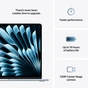 Ноутбук Apple MacBook Air 15 M4 A3241 Sky Blue (MC7D4UA/A) - зменшене зображення 9