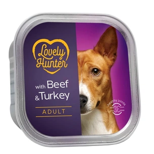 Вологий корм для собак Lovely Hunter Adult Beef and Turkey 150 г (LHU45446) зображення 1