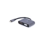 Перехідник USB-C to HDMI/VGA, 4К 30Hz Cablexpert (A-USB3C-HDMIVGA-01) - зменшене зображення 1