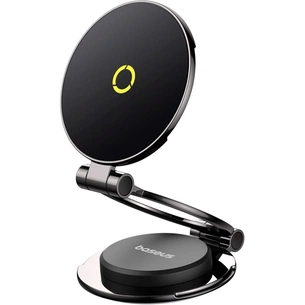Універсальний автотримач Baseus MagPro Series II Magnetic Car Mount Stick-on Version Cosmic Black (C40172900121-00) изображение 1