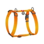 Шлея для собак WAUDOG Nylon Mono з QR-паспортом, пластиковий фастекс L помаранчева (52744) - зменшене зображення 2