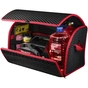 Сумка-органайзер EVAtech M-PRO 32x50x30 см. Ромб чорний з червоним кантом (BS13642OM3RBR) - зменшене зображення 4
