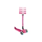 Самокат Globber Go Up Active 1+ до 20/50 кг Led  фісташково-рожевий (744-110) - зменшене зображення 3