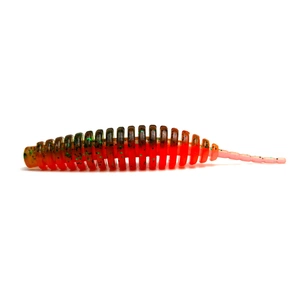 Силікон рибальський FishUP Tanta 2.5" 205 - Watermelon/Orange (8шт/уп) (1864.14.52) зображення 1