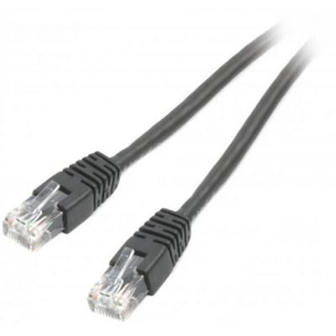 Патч-корд Cablexpert 0.5м UTP cat 6 CCA black (PP6U-0.5M/BK) зображення 1