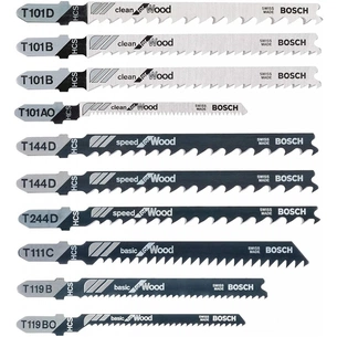 Полотно Bosch набір для елетролобзиків Wood and Metal, 10 шт. (2.607.011.170) изображение 1