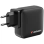 Зарядний пристрій Verbatim MiniGaN 165 W 4 ports (3xUSB-C/1xUSB-A) (32216) - зменшене зображення 2
