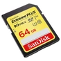 Карта пам'яті SanDisk 64GB SDXC class 10 UHS-I U3 4K Extreme Plus (SDSDXWF-064G-GNCIN) - зменшене зображення 2