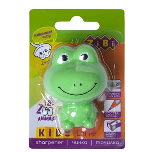 Точилка ZiBi Kids Line Жаба з контейнером (ZB.5520-5) изображение 1