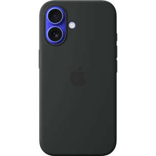 Чохол до мобільного телефона Apple iPhone16 Silicone Case with MagSafe - Black (MYY13ZM/A) зображення 1