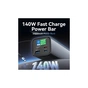Батарея універсальна Vention 27000mAh 140W 5A PD, QC/3.0, 2xUSB-C, USB-A, LED Display, Gray (FHVH0) - уменьшенное изображение 5