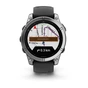 Смарт-годинник Garmin fenix E, 47mm, Stainless Steel/Black, GPS (010-03025-00) - зменшене зображення 8