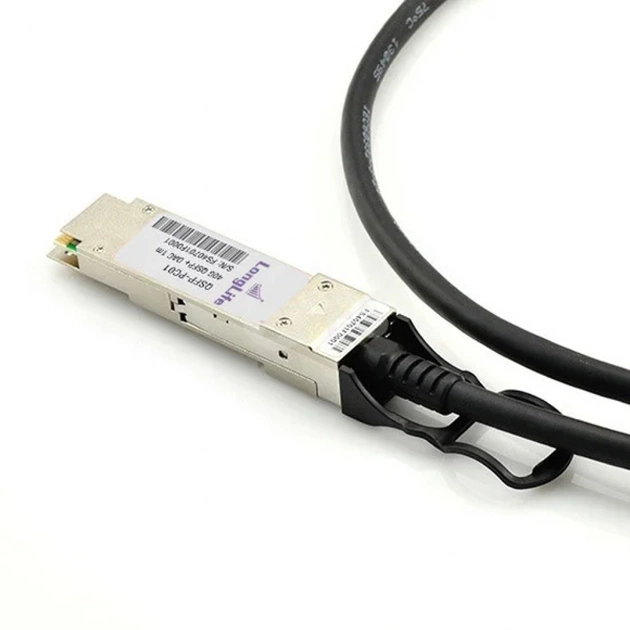Оптичний патчкорд Alistar QSFP to QSFP 40G Directly-attached Copper Cable 3M (DAC-QSFP-40G-3M) - picture 3