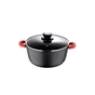 Каструля Bergner Chroma, з кришкою 24 см, 5 л (BG-30115-BK) - зменшене зображення 2
