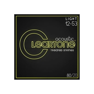 Струни для гітари Cleartone Acoustic 80/20 Bronze Light (12-53) (7612) зображення 1