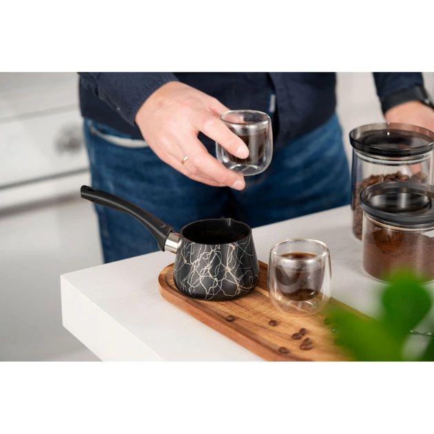 Турка Ardesto BLACK MARS граніт бакелітова ручка 0.35 (AR0835SG) - picture 7