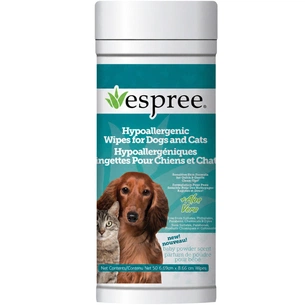 Влажные салфетки для животных Espree Hypo-Allergenic Dog&Cat Aloe Wipes 50 шт (0748406003361) изображение 1