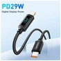 Дата кабель USB-C to Lightning 1.0m 29W LED black Essager (EXCTL-XY01-P) - зменшене зображення 5