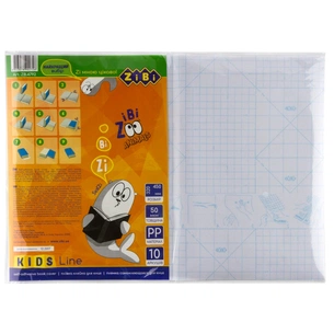 Обкладинки для книг ZiBi Клейка плівка 10 аркушів 450x320 мм Прозора (ZB.4792) зображення 1