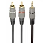 Кабель мультимедійний 3.5 Jack to 2RCA 5.0m Cablexpert (CCA-352-5M) - зменшене зображення 1