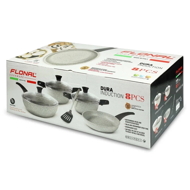 Набір посуду Flonal Dura Induction 8 предметів (DUISET08PZ) - picture 2