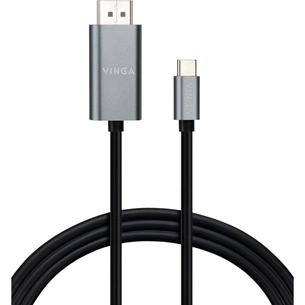 Кабель мультимедійний USB-C to HDMI 1.5m v2.0 4K60Hz Vinga (VCPVCCH2015) зображення 1