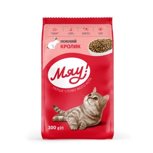 Сухий корм для кішок Мяу! з кроликом 300 г (4820215364546) зображення 1