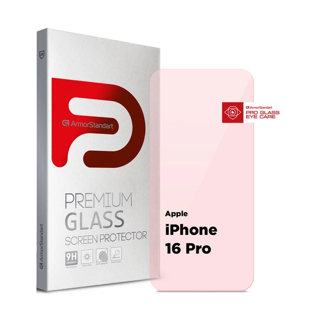 Стекло защитное Armorstandart Pro Eye Care Apple iPhone 16 Pro (ARM80305) - изображение 1