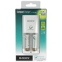 Зарядний пристрій для акумуляторів Sony Compact charger + 2 * AA 1000mAh (BCG34HS2R / BCG34HW2RN) - зменшене зображення 1