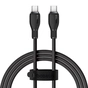 Дата кабель USB-C to USB-C 1.2m 100W black Baseus (P10355702111-00) - зменшене зображення 1