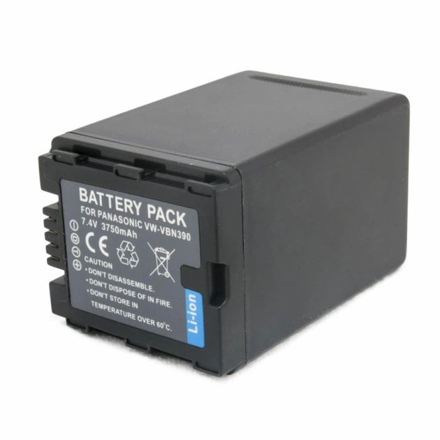 Акумулятор до фото/відео Extradigital Panasonic VW-VBN390 (DV00DV1365) - picture 2