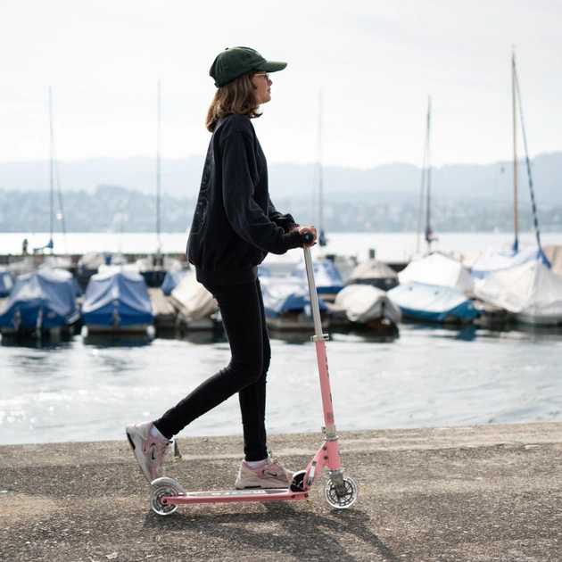 Самокат Micro Sprite LED Неонова троянда (SA0235) - picture 7