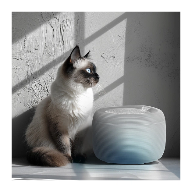 Універсальний посуд для тварин WAUDOG Фонтан-поїлка автоматичний з підсвіткою 2.5 л (506915) - picture 6