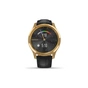Смарт-годинник Garmin vivomove Luxe, Pure Gold-Black, Leather (010-02241-22) - зменшене зображення 7
