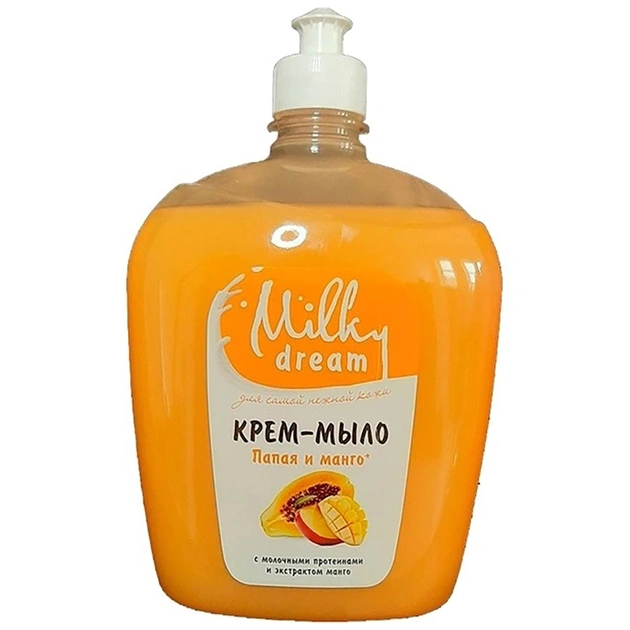 Рідке мило Milky Dream Папая і манго пуш-пул 1000 мл (4820205301452) - изображение 1