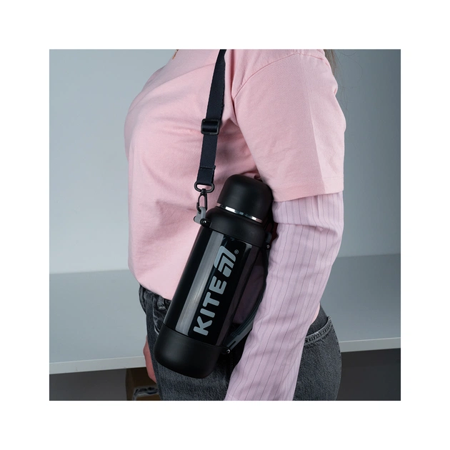 Термос Kite 1200 мл, чорний (K25-1225-1) - зображення 9