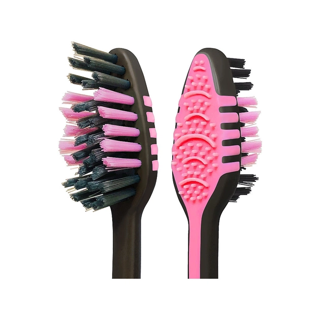 Зубна щітка Colgate Зіг Заг Деревне вугілля Рожева (2170000000121) - picture 4