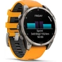 Смарт-годинник Garmin fenix 8 47mm, AMOLED, Saph, Ti/Bare/Grpht, SparkOrg/GrphtBd, (010-02904-11/010-02904-19) - зменшене зображення 3